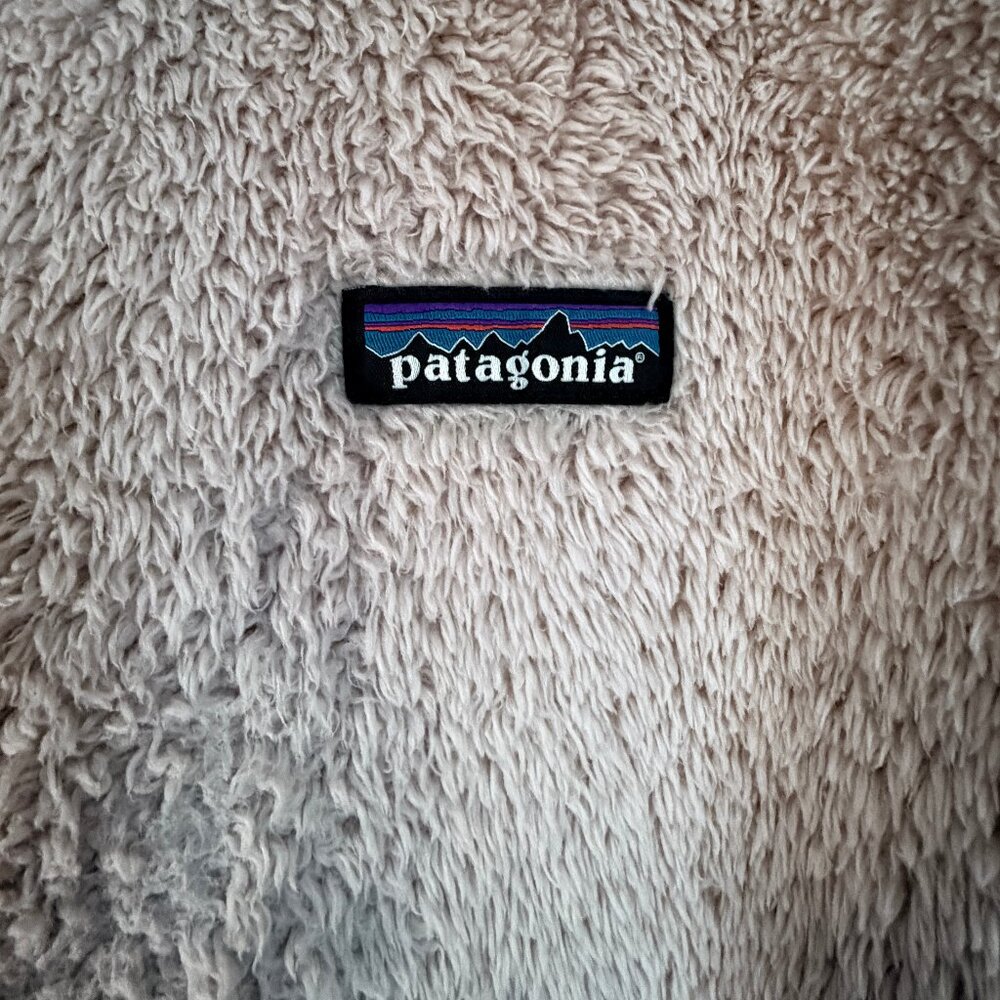 Womens XXL Fleece Patagonia Pull Over 1/4 Zip Champagne Color - Picture 2 of 9